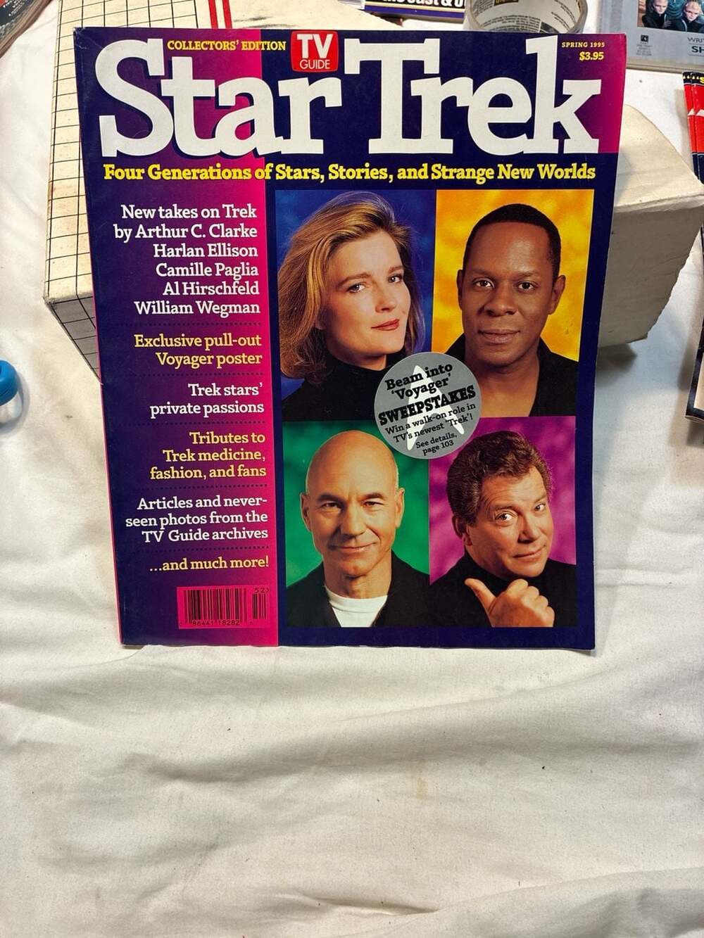 Star Trek TV Guide Collectors Edition Spring 1995 Four Generations of Stars
